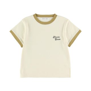 アリシアスタン(ALEXIA STAM)のALEXIASTAM Ringer Tee Beige  S(Tシャツ(半袖/袖なし))