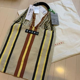 マルニ(Marni)のMARNI マルニマーケット ハンモック エクリュ(トートバッグ)