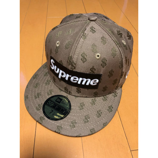 18ss supreme newera cap 7 1/4 - キャップ