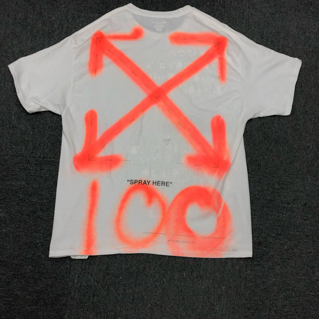 1053☆オフホワイト 村上隆 Tシャツ XL シリアルナンバー100 1回着用