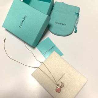 ティファニー(Tiffany & Co.)のティファニー  ダブル ミニハートネックレス シルバー 925 PK(ネックレス)