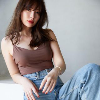 スナイデル(SNIDEL)のHer lip to Bra Camisole cacao Ｓサイズ　新品タグ付(キャミソール)