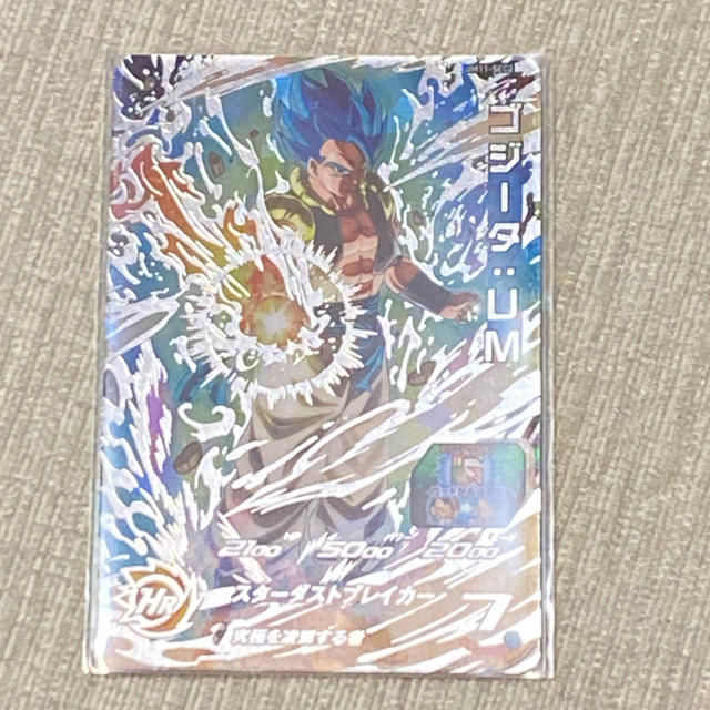 ドラゴンボール(ドラゴンボール)の☆ドラゴンボールヒーローズ　ゴジータum um11☆新品 エンタメ/ホビーのトレーディングカード(シングルカード)の商品写真