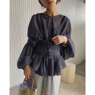 アメリヴィンテージ(Ameri VINTAGE)のMEDI RELAXING ELEGANT BLOUSE(シャツ/ブラウス(長袖/七分))