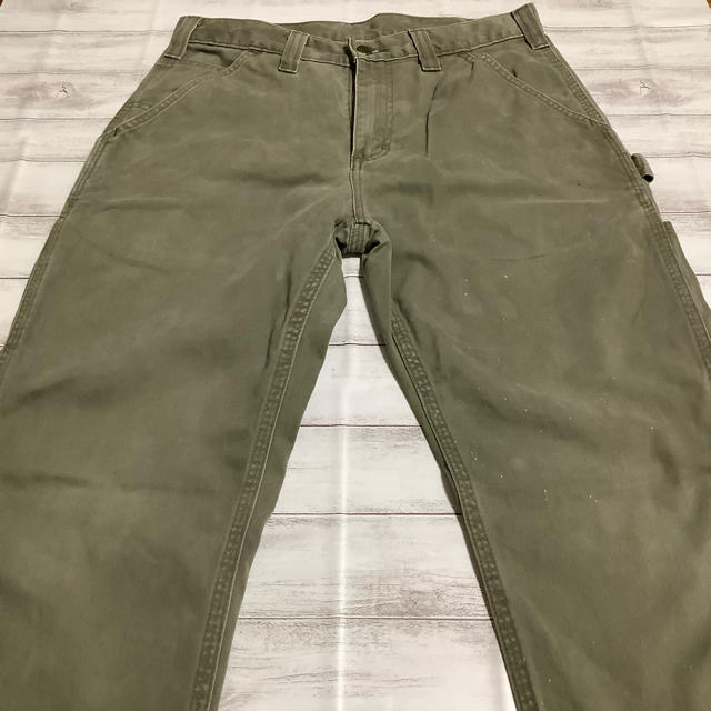 carhartt 一点物 ペインターパンツ オリーブ カーキ