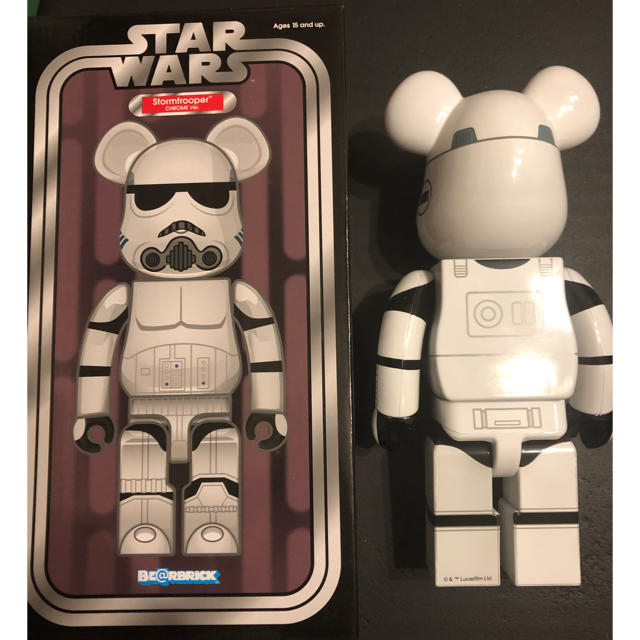 ベアブリック  BE@RBRICK 400% ストームトルーパー　クローム