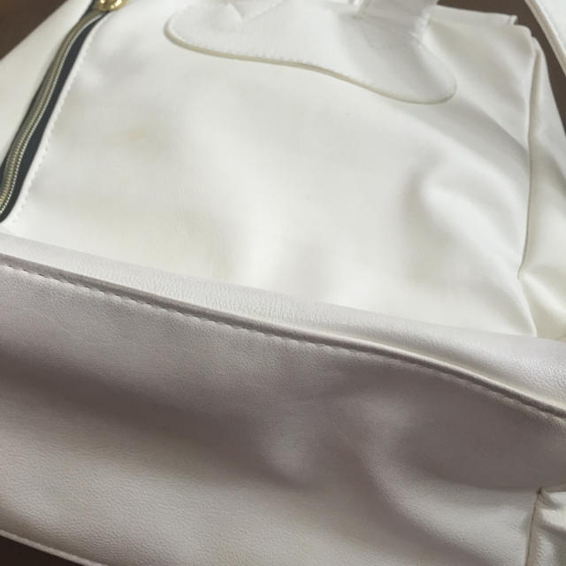 夢展望(ユメテンボウ)の白リュック レディースのバッグ(リュック/バックパック)の商品写真