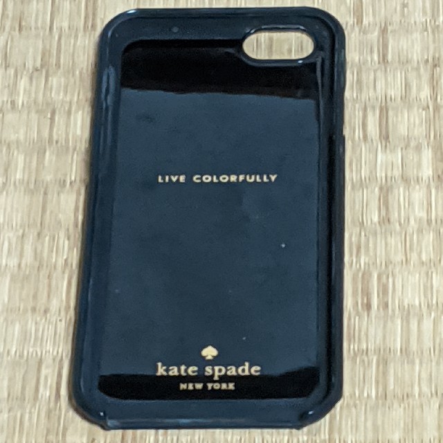 kate spade new york(ケイトスペードニューヨーク)のkate spade ケイトスペード　iPhone ケース　黒りぼん　かわいい　 スマホ/家電/カメラのスマホアクセサリー(iPhoneケース)の商品写真