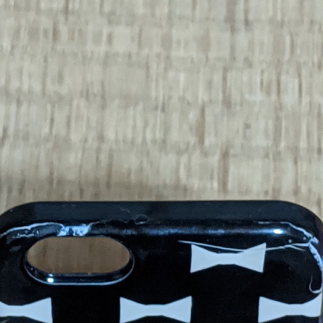 kate spade new york(ケイトスペードニューヨーク)のkate spade ケイトスペード　iPhone ケース　黒りぼん　かわいい　 スマホ/家電/カメラのスマホアクセサリー(iPhoneケース)の商品写真