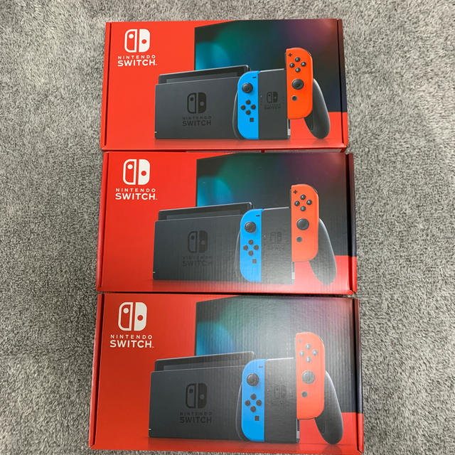 【新品・未使用】Nintendo Switch 本体 3台セット