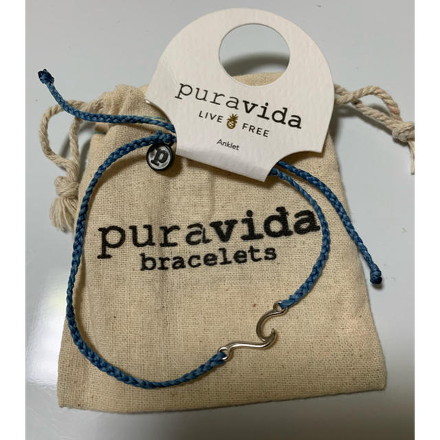 Ron Herman(ロンハーマン)のロンハーマン取扱 Pura Vida SHORELINE アンクレット デニム レディースのアクセサリー(アンクレット)の商品写真