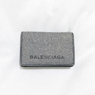 バレンシアガ(Balenciaga)のバレンシアガ　グリッター　ミニ財布(折り財布)