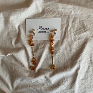 ローリーズファーム(LOWRYS FARM)のorange gold earring(イヤリング)