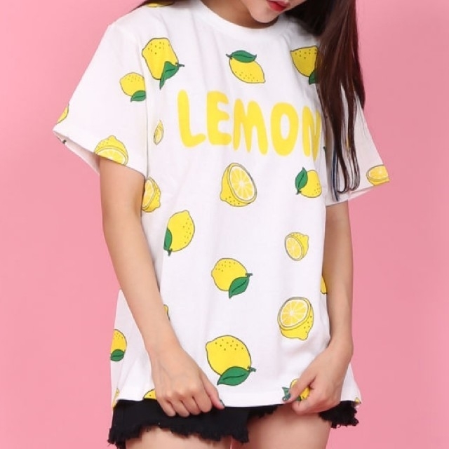 PUNYUS(プニュズ)の新品 LEMON Tシャツ プニュズ 渡辺直美 punyus 半袖 レモン 4 レディースのトップス(Tシャツ(半袖/袖なし))の商品写真