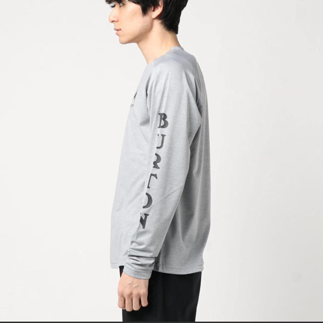 BURTON(バートン)のBURTON  バートン　テクニカル ロング Tシャツ　グレー　XS メンズのトップス(Tシャツ/カットソー(半袖/袖なし))の商品写真