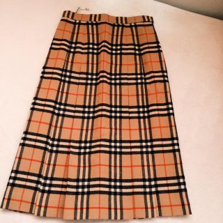 バーバリー(BURBERRY)のBurberry プリーツスカート(ロングスカート)