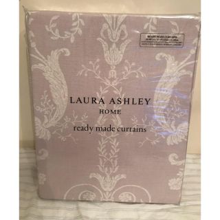 ローラアシュレイ(LAURA ASHLEY)の人気完売❣️ローラアシュレイジョゼッテ アメジスト カーテン生地223×183(レースカーテン)