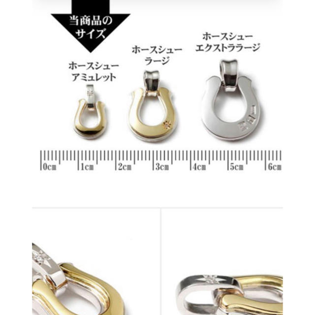 S.O.S fp(エスオーエスエフピー)のシンパシーオブソウル  ホースシュー  K18  トップ メンズのアクセサリー(ネックレス)の商品写真