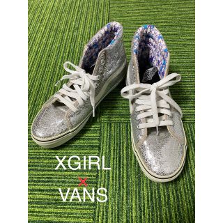 エックスガール(X-girl)のX-girl × VANS スパンコール エックスガール ハイカット スケハイ(スニーカー)