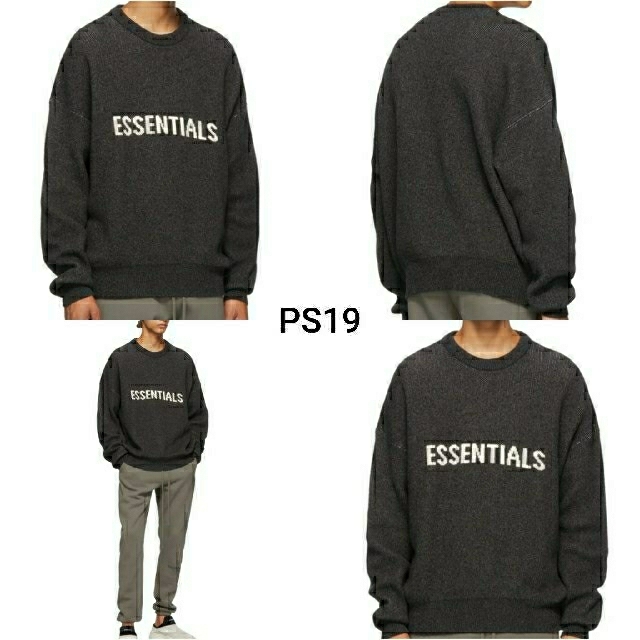 FEAR OF GOD - FOG ESSENTIALS ニットセーター Knit Sweater fearの