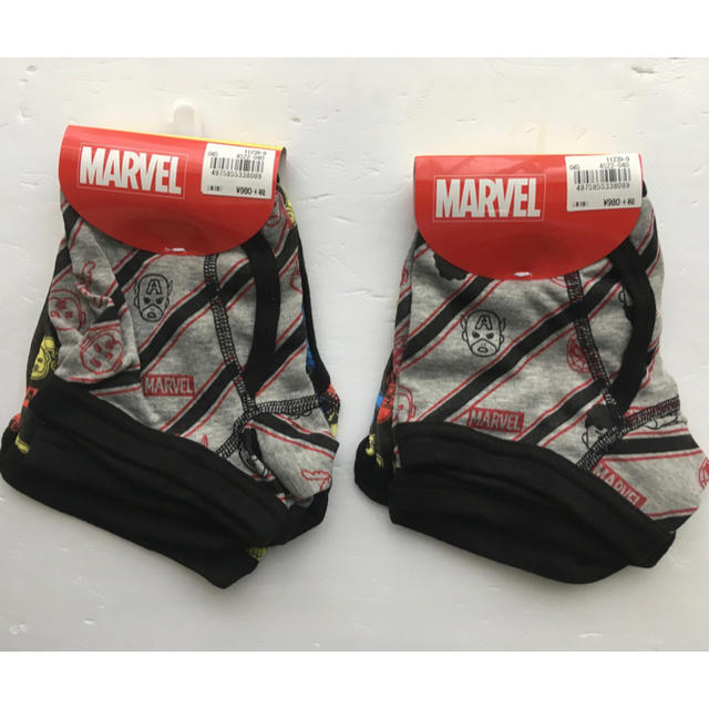 MARVEL(マーベル)の男児ボクサー　100cm  マーベル柄 キッズ/ベビー/マタニティのキッズ服男の子用(90cm~)(下着)の商品写真