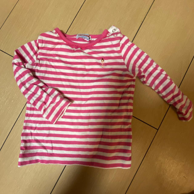 mikihouse(ミキハウス)のミキハウスロンT キッズ/ベビー/マタニティのベビー服(~85cm)(Ｔシャツ)の商品写真