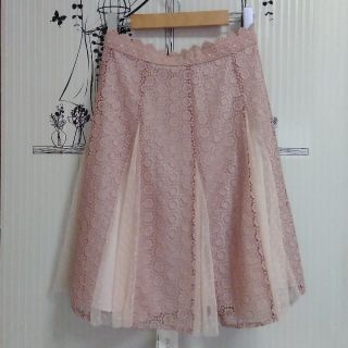 ジルスチュアート(JILLSTUART)の新品💗JILLSTUART💗スカート🌼レース💗チュール🌼ボトムス💗(ひざ丈スカート)