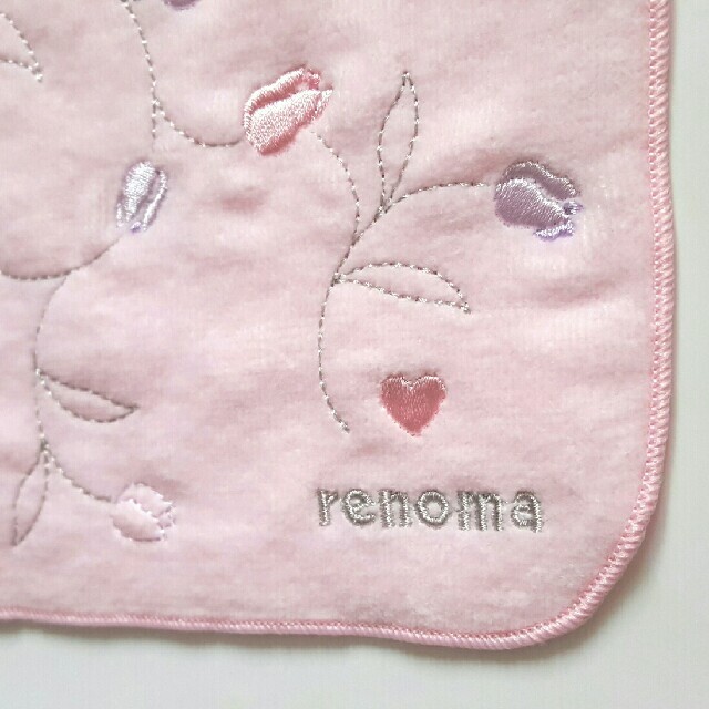 RENOMA(レノマ)のrenoma  タオルハンカチ　ピンク レディースのファッション小物(ハンカチ)の商品写真