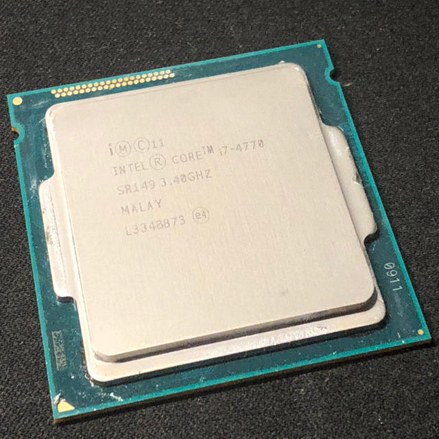 CPU intel core i7 4770 純正クーラー付き 箱無し