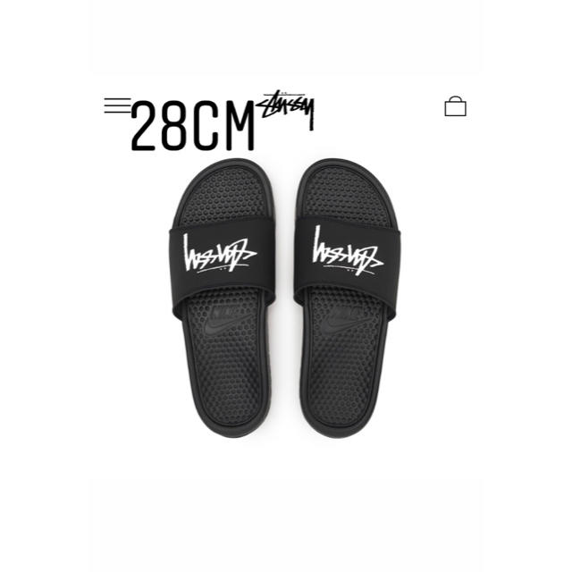 サンダルSTÜSSY / NIKE SLIDE SANDALS 28cm