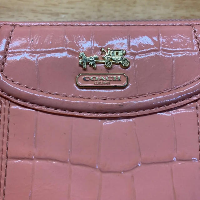 COACH(コーチ)のCOACH コーチ 長財布 クロコダイル柄 ラウンドファスナー レディースのファッション小物(財布)の商品写真