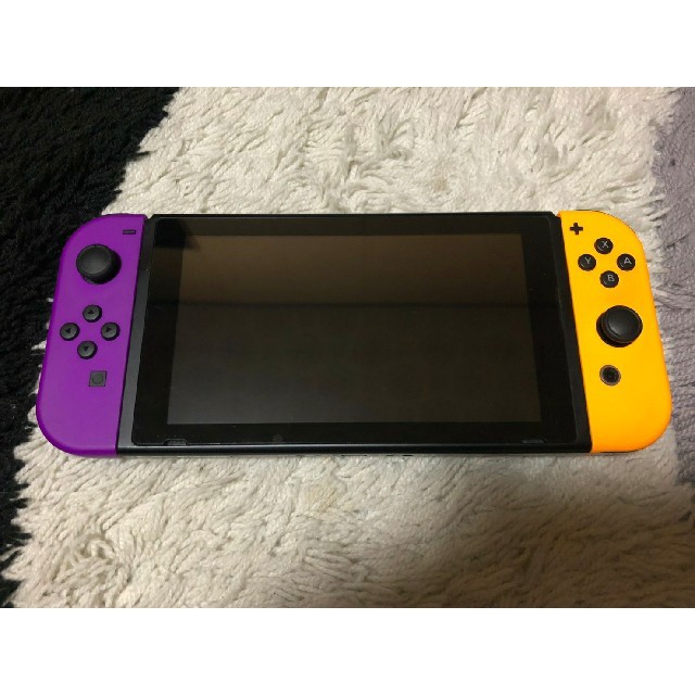 ☆動作OK☆ Nitendo Switch 本体 パープル オレンジ 旧型-