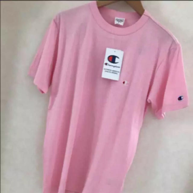 Champion(チャンピオン)の新品❤️チャンピオン Ｔシャツ メンズM ピンク メンズのトップス(Tシャツ/カットソー(半袖/袖なし))の商品写真