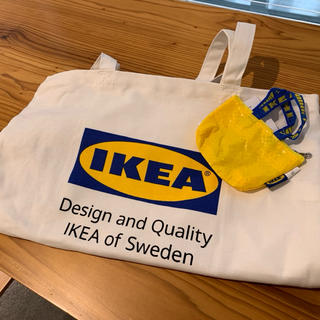 イケア(IKEA)の【本日発送】IKEA トートバッグ & 原宿限定 クノーリグ　エフテルトレーダ(トートバッグ)
