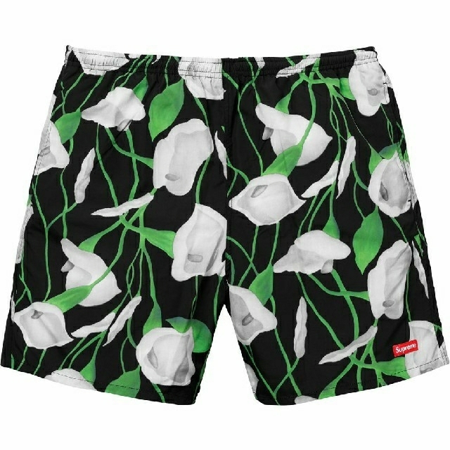 Supreme Nylon Water Short lily ユリ