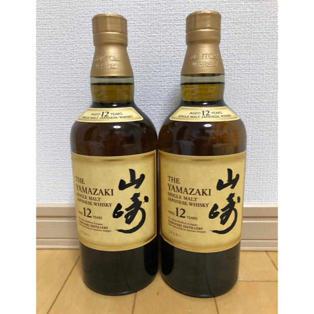 通販割引品 SUNTORY 山崎12年 700ml 新品未開栓 2本セット 食品/飲料 ...