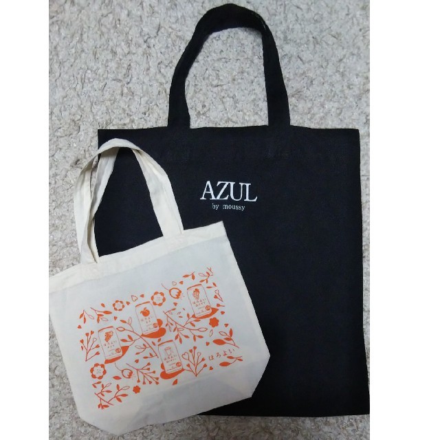 AZUL by moussy(アズールバイマウジー)のAZUL by moussy、ほろよい　エコバッグ　２枚 レディースのバッグ(ショップ袋)の商品写真