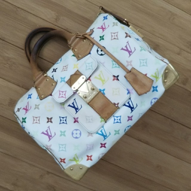 Louis Vuitton☆スピーディ☆マルチカラー白