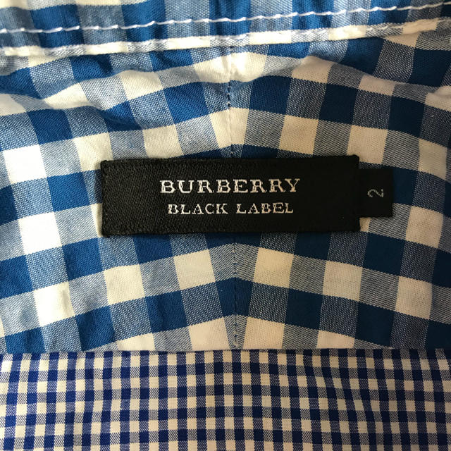 BURBERRY BLACK LABEL(バーバリーブラックレーベル)のバーバリーブラックレーベル  七分袖シャツ メンズのトップス(シャツ)の商品写真