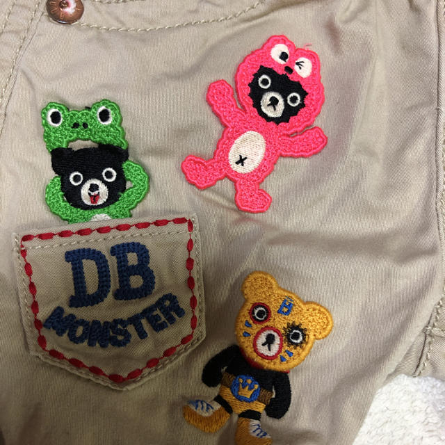 DOUBLE.B(ダブルビー)のミキハウス ダブルビー ハーフパンツ 90 キッズ/ベビー/マタニティのキッズ服男の子用(90cm~)(パンツ/スパッツ)の商品写真