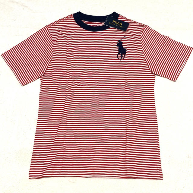 POLO RALPH LAUREN(ポロラルフローレン)のSALE✧︎*。ボーイズ M/150 新品 ラルフローレン ビッグポニー T キッズ/ベビー/マタニティのキッズ服男の子用(90cm~)(Tシャツ/カットソー)の商品写真