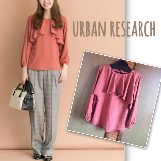 URBAN RESEARCH(アーバンリサーチ)の未使用タグ付◆フリルブラウス レディースのトップス(シャツ/ブラウス(長袖/七分))の商品写真