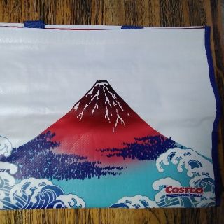 コストコ(コストコ)のコストコ　ショッピングバッグ　富士山柄　　大　１個(ショップ袋)