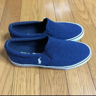 ラルフローレン(Ralph Lauren)のポロ　ラルフローレン　スリッポン スニーカー　23.5(スリッポン/モカシン)