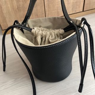 ロンハーマン(Ron Herman)のayakoバック♕potteryBag♕美品♕ブラック(ショルダーバッグ)