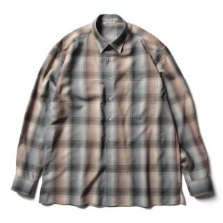 auralee SUPER LIGHT WOOL CHECK SHIRTS(シャツ)