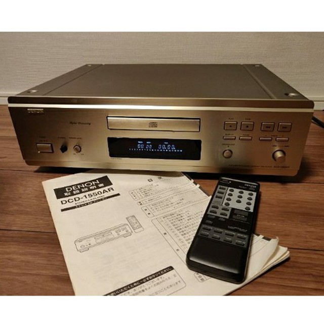 【DENON】CDプレーヤーDCD-1550ARリモコン&説明書付