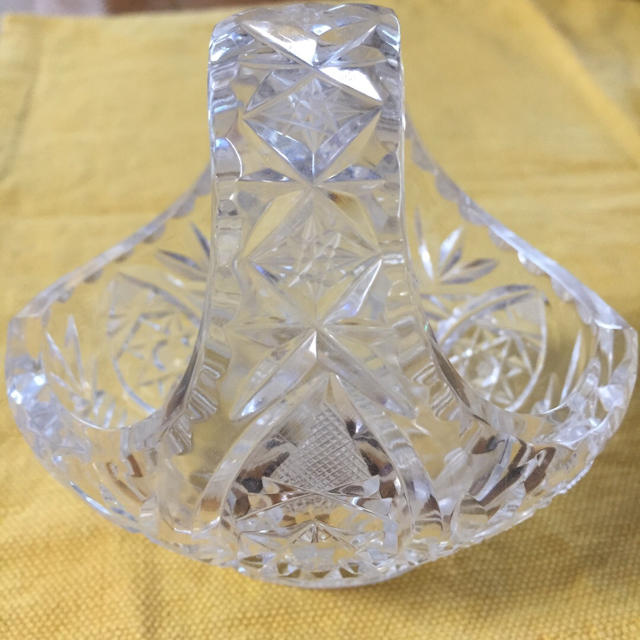 BOHEMIA Cristal(ボヘミア クリスタル)のボヘミア　クリスタル　花かご インテリア/住まい/日用品のインテリア小物(小物入れ)の商品写真