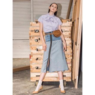 アメリヴィンテージ(Ameri VINTAGE)の【美品】AMERI  コロナスモックトップ(シャツ/ブラウス(半袖/袖なし))