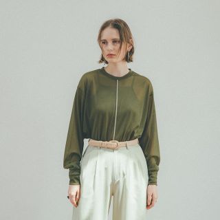 ステュディオス(STUDIOUS)のCLANE COLOR LINE SHEER LONG SLEEVE TOPS(カットソー(長袖/七分))